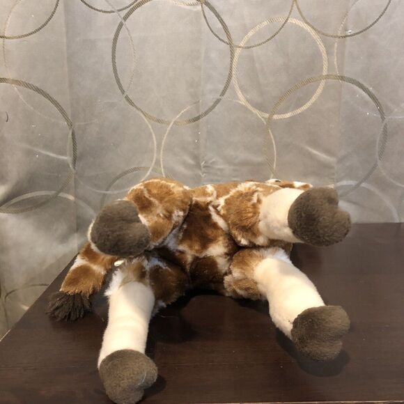 Realistic Giraffe Plush Stuffed Animal Safari Jungle Toy Soft 15" Tall Poseable - Picture 8 of 9